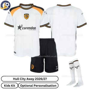 Hull City Away Kids Kit 26_27-over view-with socks