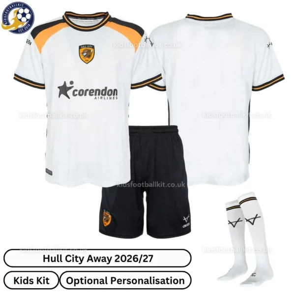 Hull City Away Kids Kit 26_27-over view-with socks
