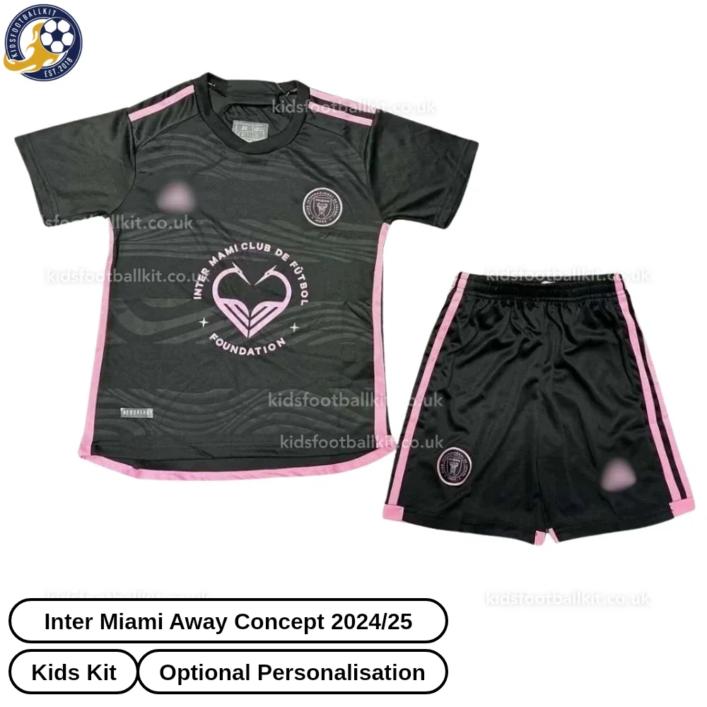 Inter Miami Away Concept Kids Football Kit 2024/25 (No Socks)