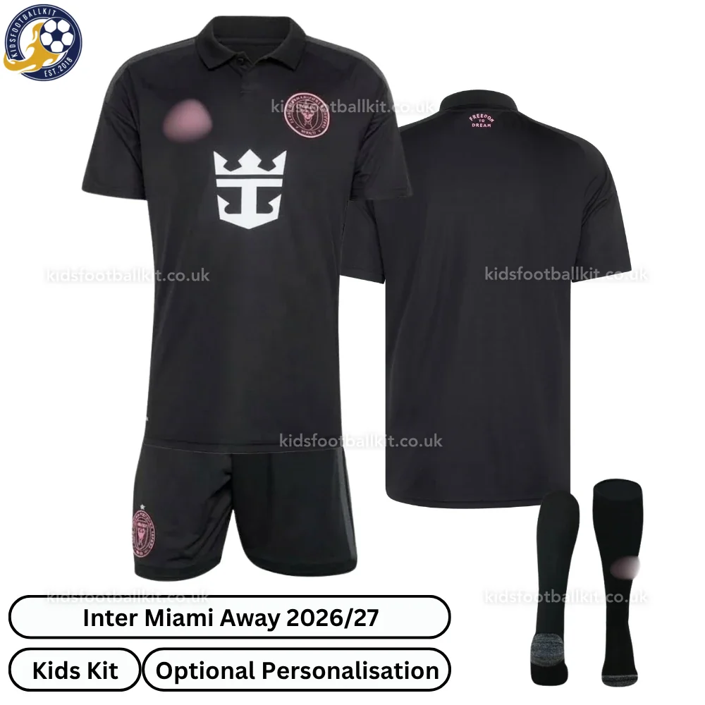 Inter Miami Away Kids Football Kit 2026/27 (With socks)