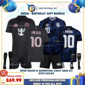 Inter Miami and Argentina Away 2026 - MESSI 10-with socks