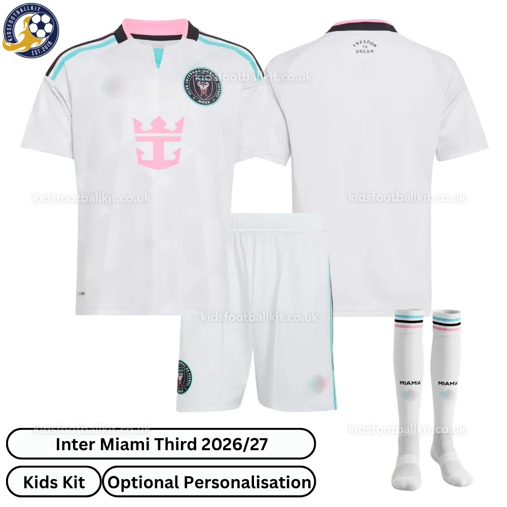 Inter Miami Third Kids Football Kit 2026/27 (With socks)