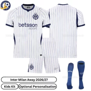 Inter Milan away kids kit 26_27-over view-with socks