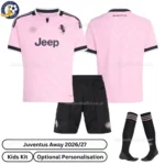 Juventus Away Kids Kit 26_27-over view-with socks