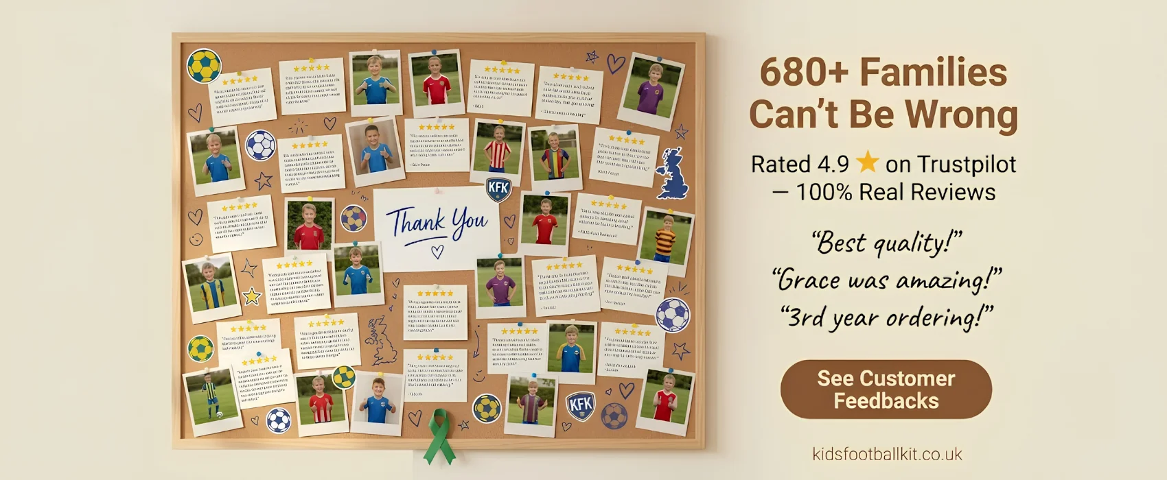 KFK new Customer Reviews banner