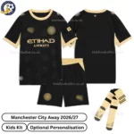 Manchester City Away Kids Kit 26_27-over view