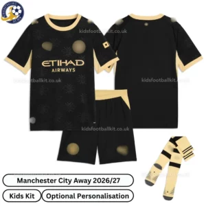 Manchester City Away Kids Kit 26_27-over view