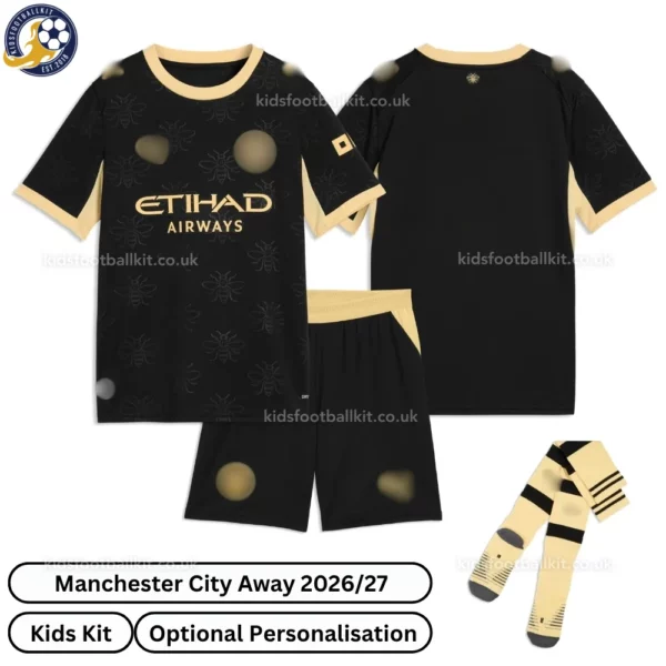 Manchester City Away Kids Kit 26_27-over view