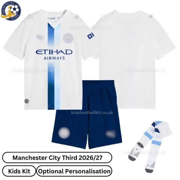 Manchester City Third Kids Kit 26_27-over view 3-with socks