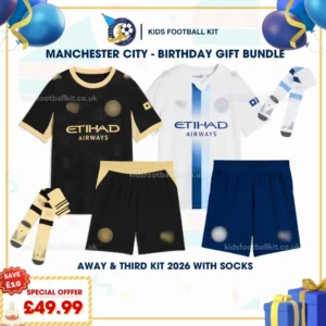Manchester city away and third kids kit 26_27-with socks