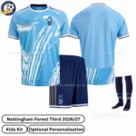 Nottingham Forest Third kids kit with socks 26_27-over view