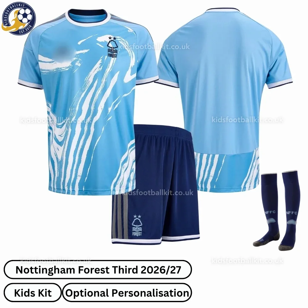 Nottingham Forest Third Kids Football Kit 2026/27 (With Socks)