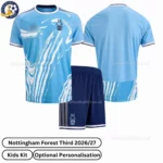 Nottingham Forest Third kids kit 26_27-over view