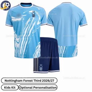 Nottingham Forest Third kids kit 26_27-over view