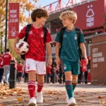 Nottingham Forest home and away kids kit 2026-image