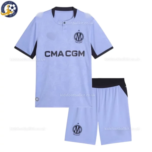 Olympique Marseille third kids kit 26_27-front view