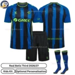 Real Betis Third kids kit 26_27-over view-with socks