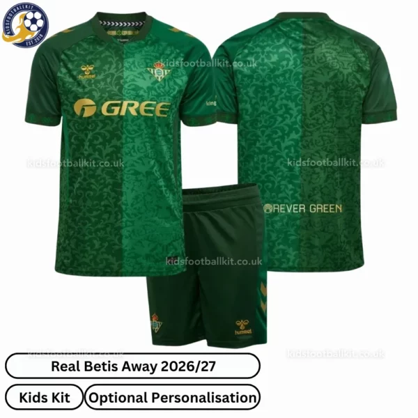 Real Betis away kids kit 26_27-over view