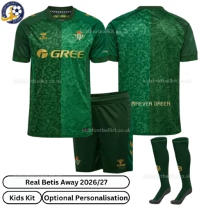 Real Betis away kids kit 26_27-over view-with socks