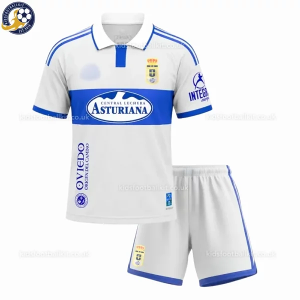 Real Oviedo away kids kit 26_27-front view
