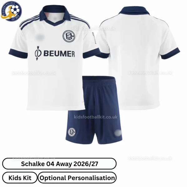 Schalke 04 away kids kit 26_27-over view