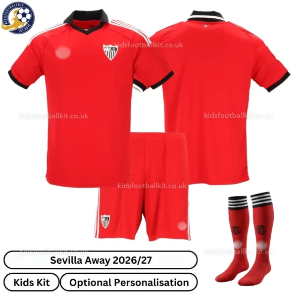 Sevilla Away kids kit 26_27-over view-with socks