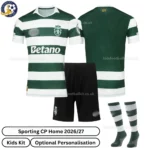 Sporting CP Home kids kit 26_27-over view-with socks