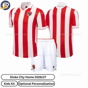 Stoke City Home kids kit 26_27-over view