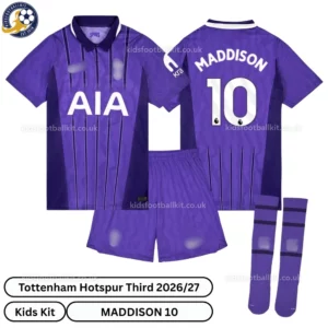 Tottenham third kids kit 26_27-over view-MADDISON 10-with socks