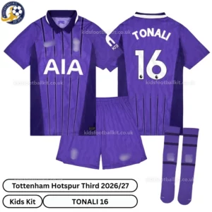 Tottenham third kids kit 26_27-over view-TONALI 16-with socks