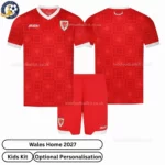 Wales Home Kids Kit 2027-over view