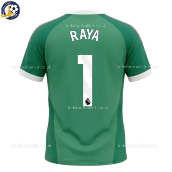 ar snl goalkeeper kids kit 26_27-back view-green-RAYA 1