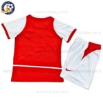 Retro North London Red Home Kids Football Kit 2002/04 (No Socks) Back View