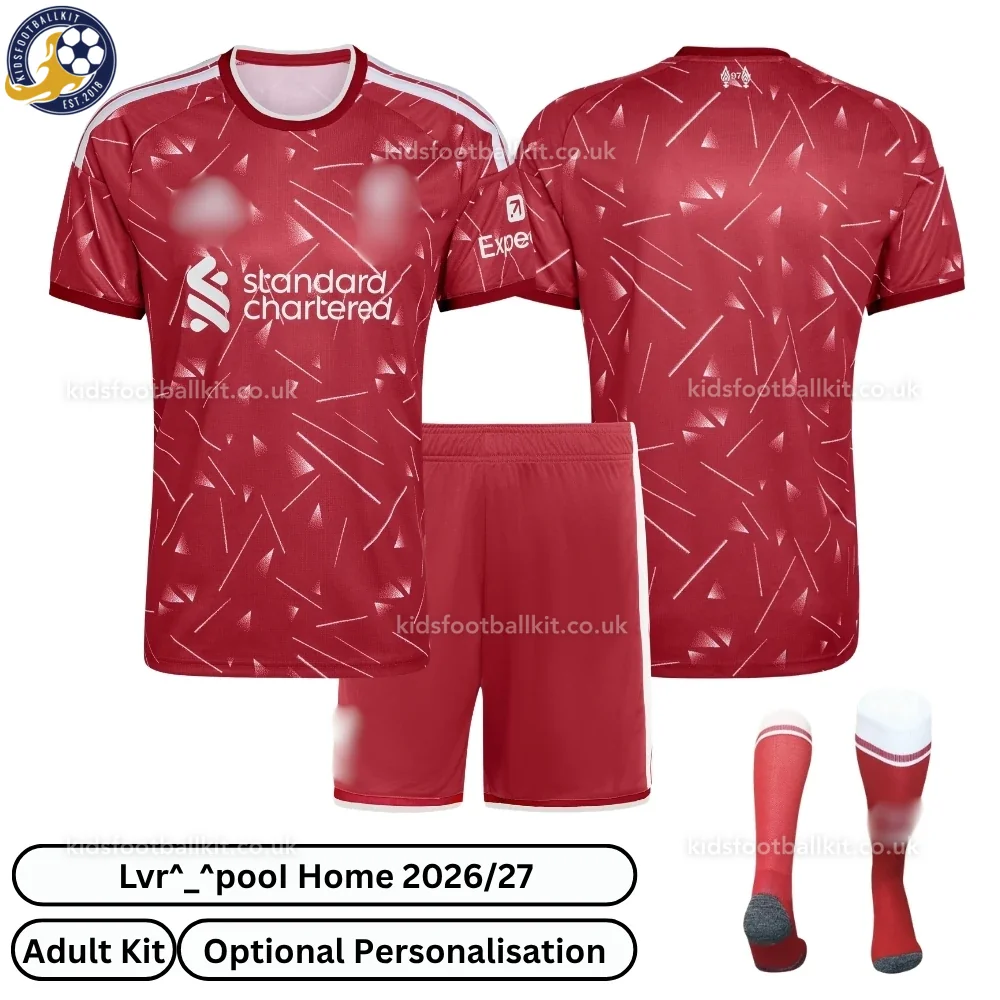 Lvr^_^pooI Home Adult Football Kit 2026/27 (With socks)