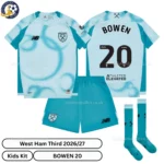 west ham third kids kit 26_27-over view-BOWEN 20-with socks