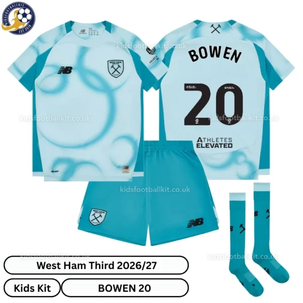 west ham third kids kit 26_27-over view-BOWEN 20-with socks