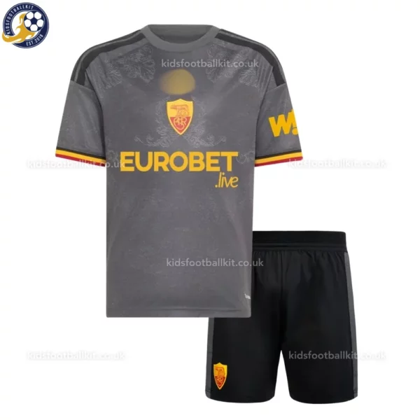 AS Roma Third Kids Kit 2026_27 -Front view