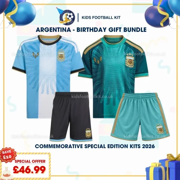 Argentina Commemorative Special Edition kids kit 2026-no socks