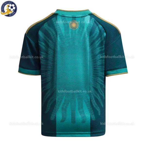Argentina Goalkeeper Kids Kit 2026-back view-No Socks-Teal