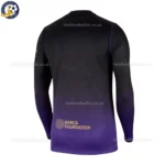 Barcelona Away Kids Kit 26_27 With Socks Long Sleeve - Back View