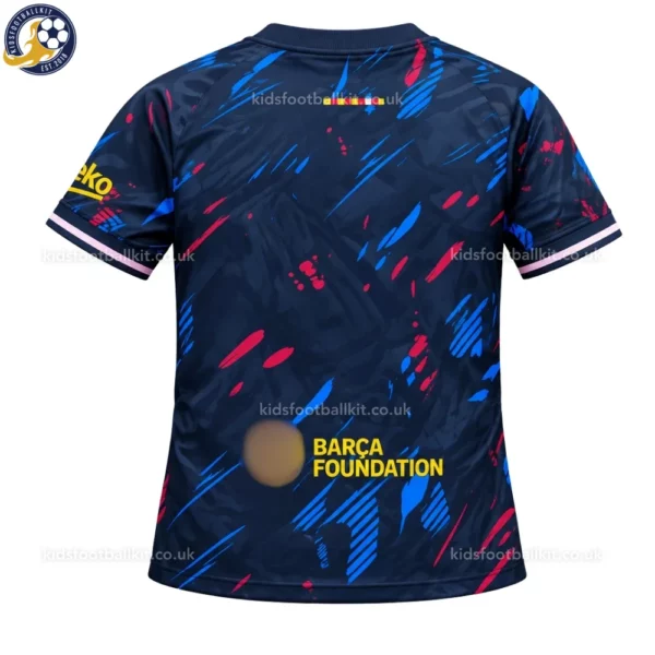 Barcelona Special Edition Kids Kit 2026_27 -Back view-navy
