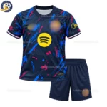 Barcelona Special Edition Kids Kit 2026_27 - Front view-navy