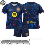 Barcelona Special Edition Kids Kit 2026_27 -Over view-navy