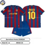 Barcelona home kids kit 2009_10-over view-MESSI 10-no sock
