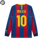 Barcelona home kids kit 2010_11-back view-long sleeve-MESSI 10-no sock