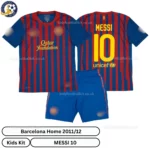 Barcelona home kids kit 2011_12-over view-MESSI 10-no sock