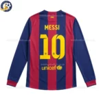 Barcelona home kids kit 2014_15-back view-long sleeve-MESSI 10-no sock