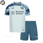 Leverkusen away kids kit with socks 26_27-front view