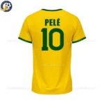 Brazil Home kids kit 1970-back view-PELÉ 10-no sock