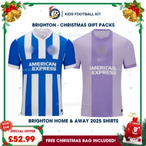Brighton Gift Pack – Home and Away Men Football Shirt 2025/26